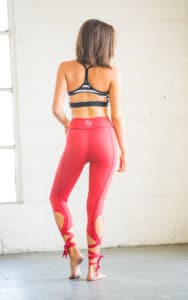 Flexi Lexi Dancer Leggings Maroon Red