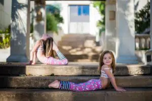 Pink Unicorn and Rainbow Flexi Kids Tights