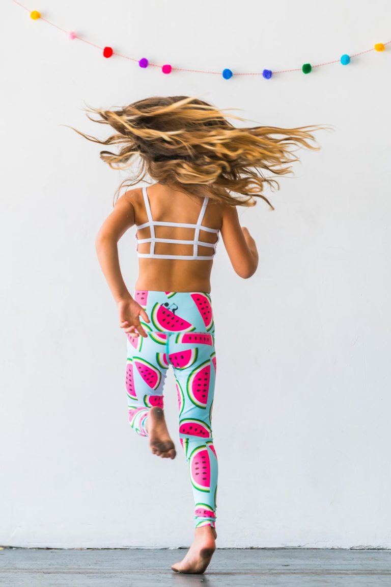 Watermelon Flexi Kids Tights | hauteletics.no