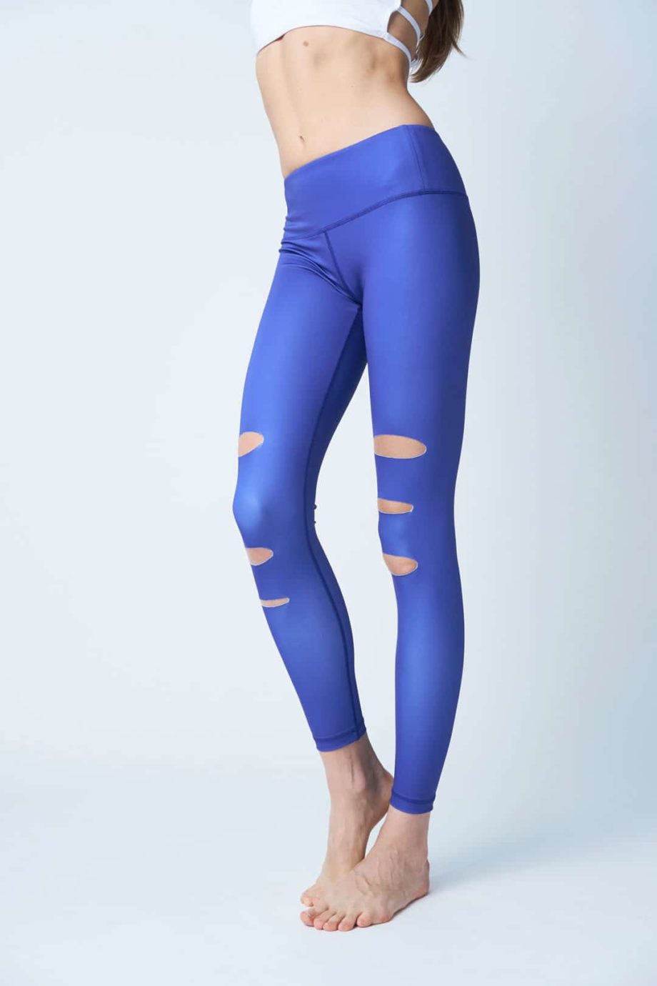 Flash Dance Electric Blue Fash Leggings