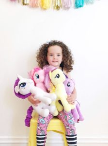 Pink Unicorn and Rainbow Flexi Kids Tights
