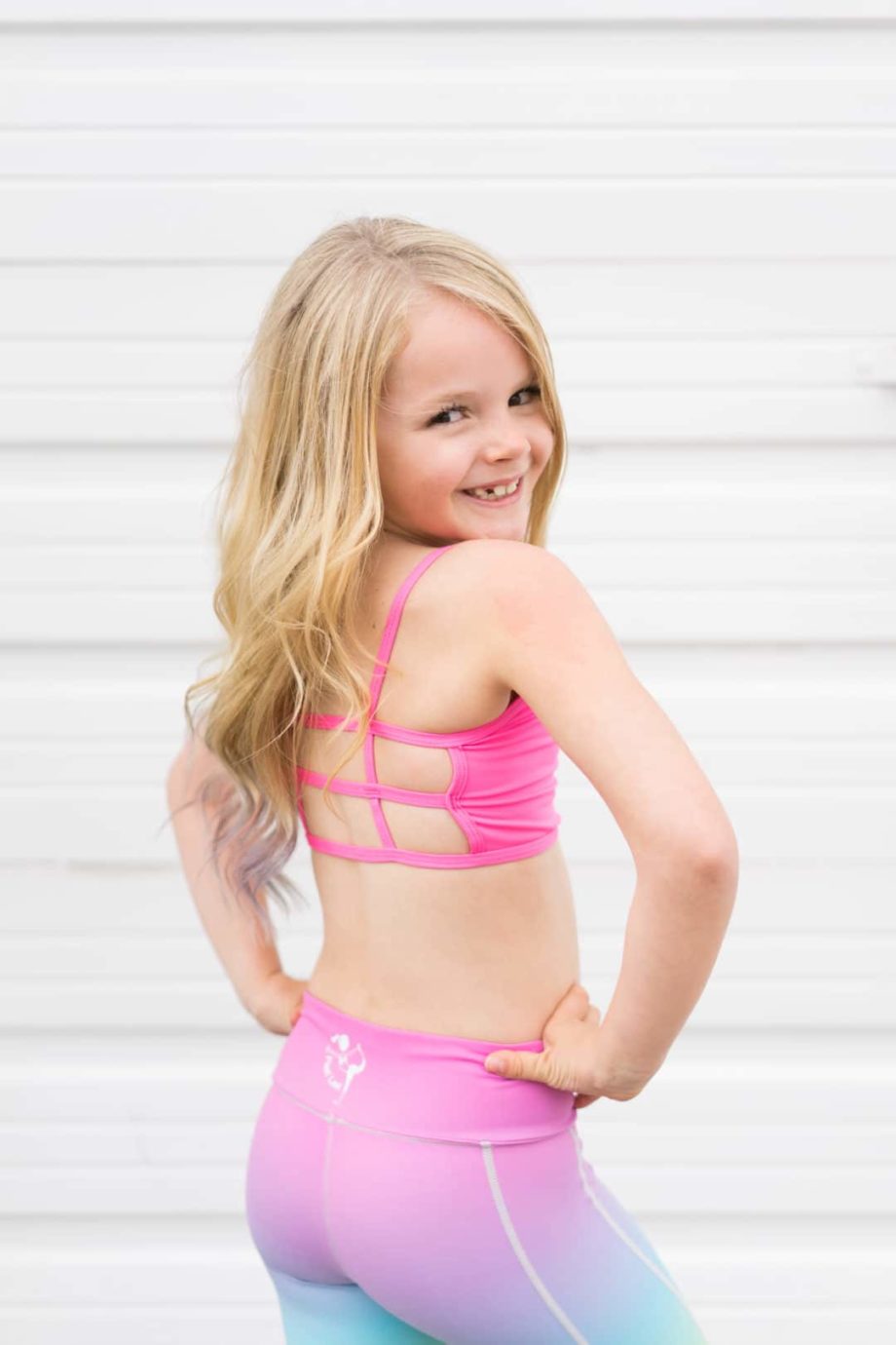 Neon Pink Lexi Kids Bralette