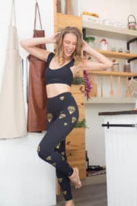 Black Frilly Crop