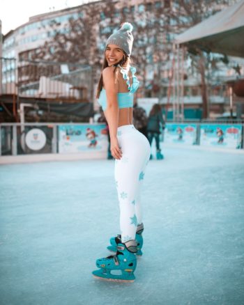 Elsa Metallic Snowflakes Tights