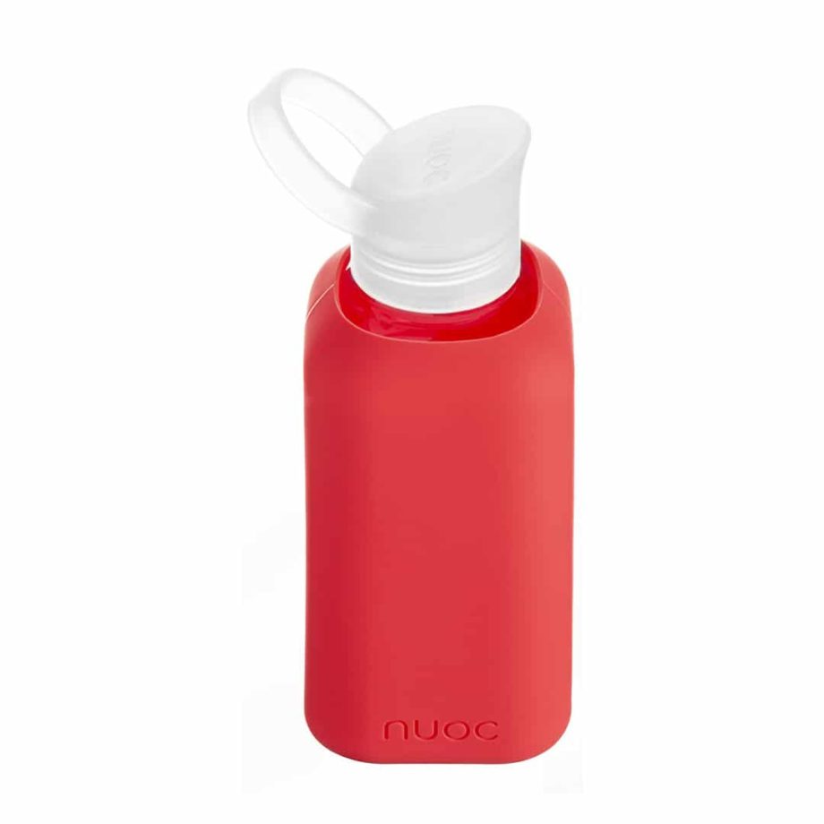 Hauteletics.no - Glass water bottle red
