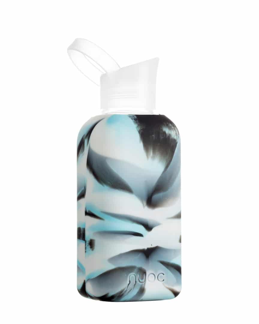 Blue Dream | Glass Water Bottle in Light Blue cover