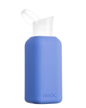 NUOC Blue Palm - Drikkeflaske i glass fra NUOC - Blå