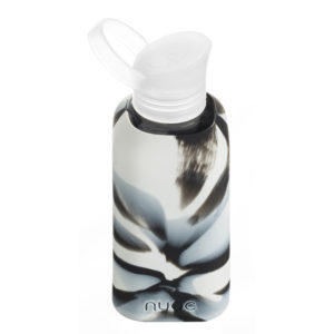 NUOC Soul - Drikkeflaske i glass fra NUOC - Sort og hvit