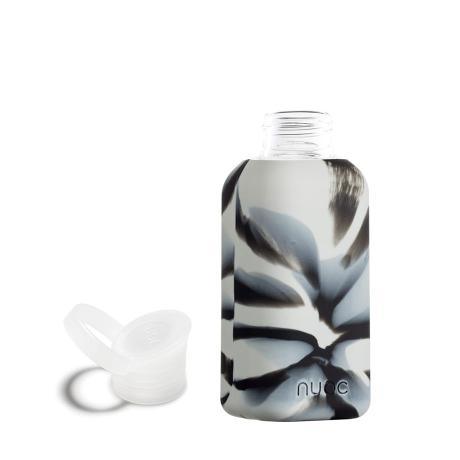 NUOC Soul - Drikkeflaske i glass fra NUOC - Sort og hvit