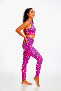 Pink leopard tights from Flexi Lexi Fitness
