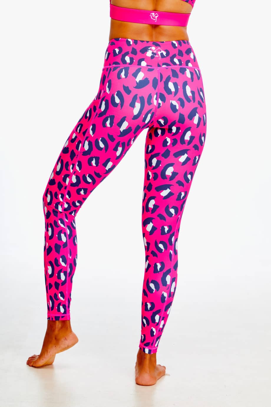 Pink leopard tights from Flexi Lexi Fitness