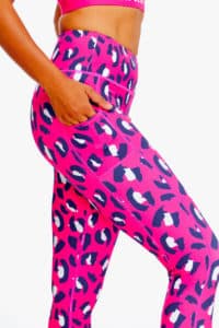 Pink leopard tights from Flexi Lexi Fitness